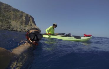 Kayaking to Balos