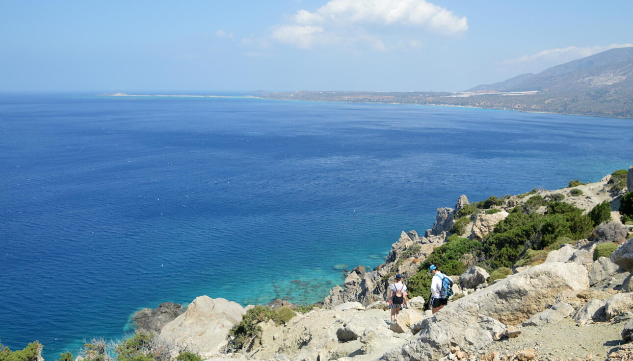 Hiking to Elafonissi