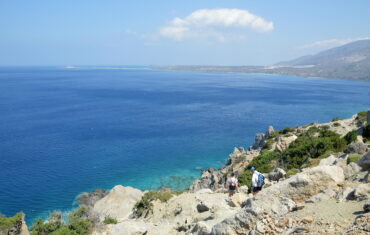 Hiking to Elafonissi