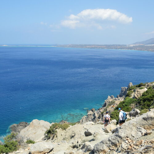 Hiking to Elafonissi