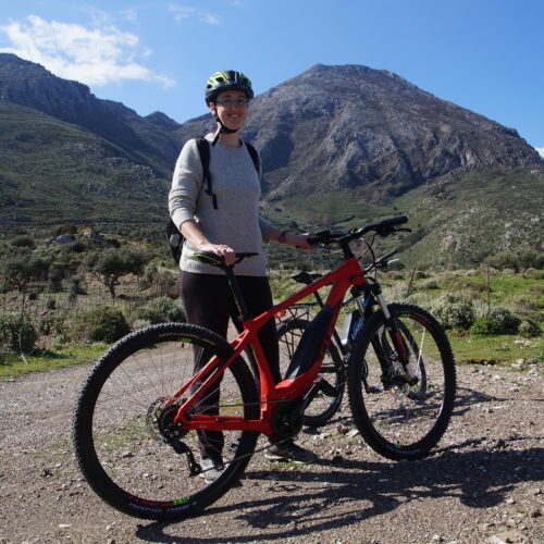E-bike to Manna mountain, Kissamos