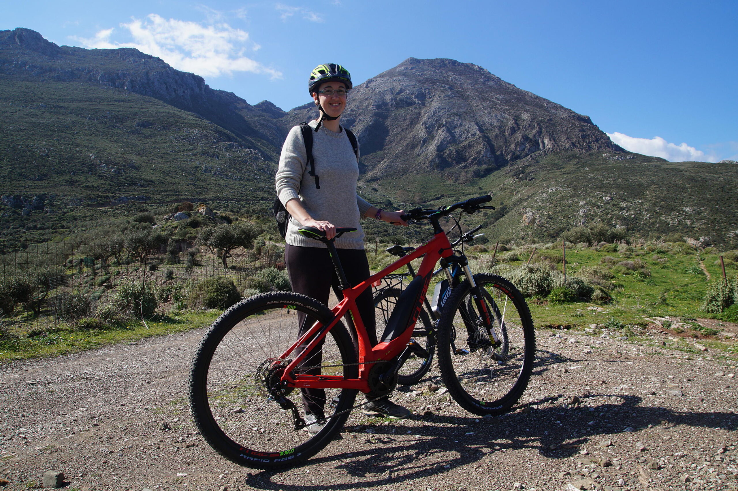 E-bike to Manna mountain, Kissamos