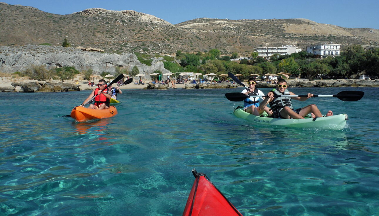 Kayaking in Falasarna