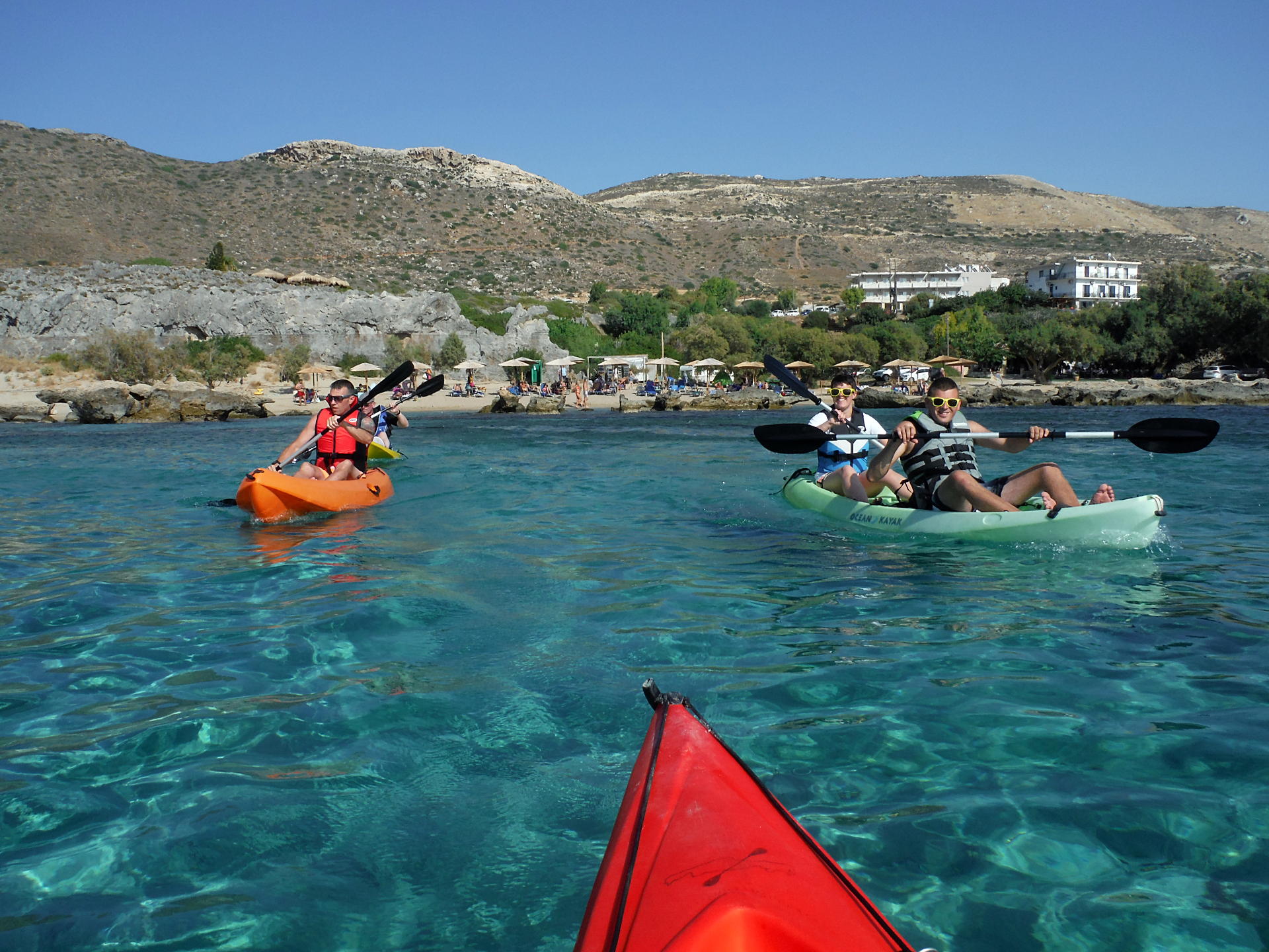 Kayaking in Falasarna
