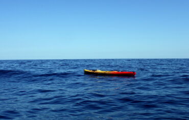 A lonely Kayak in West Crete