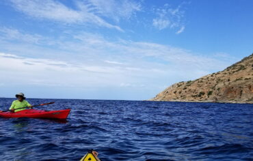 Kayaking along Rodopo peninsula
