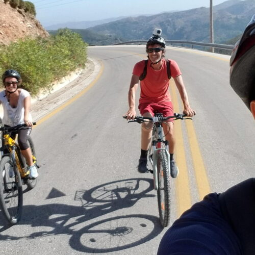 E-bike to Omalos