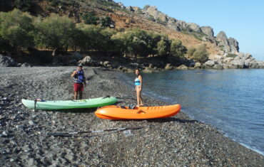 Kayak in Sfinari